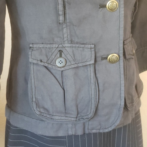 Anthro navy blazer - Picture 2 of 8